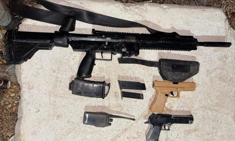 מסתערבי מג"ב עצרו מחבל בשומרון ותפסו אמצעי לחימה