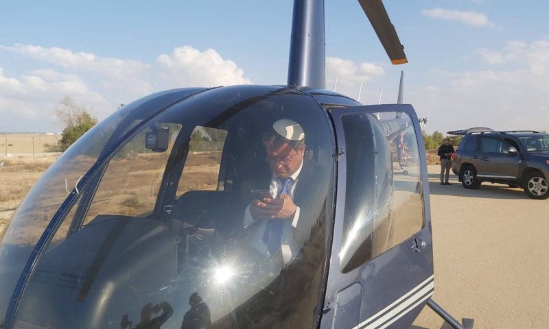 קמפיין געוולד של בן גביר: טס במסוק לשרון