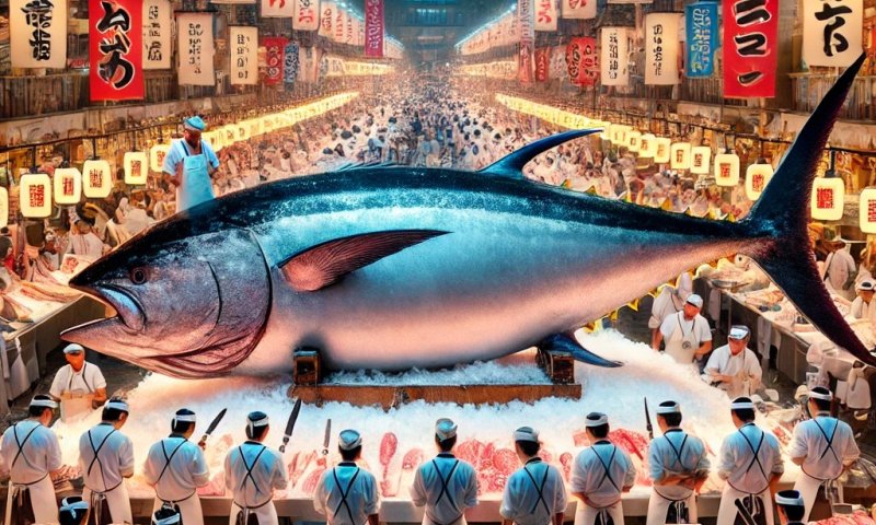 סושי של הביוקר: טונה עצומה נמכרה במחיר מטורף בטוקיו