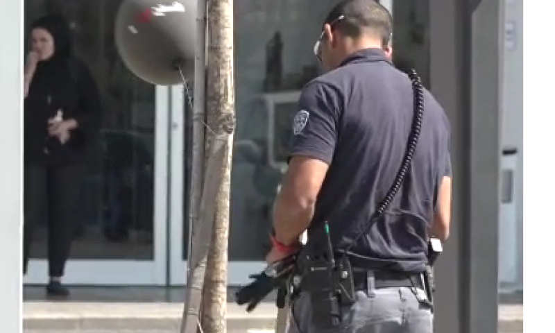 תיעוד: נטרול בלון נפץ בלב העיר שדרות. צפו