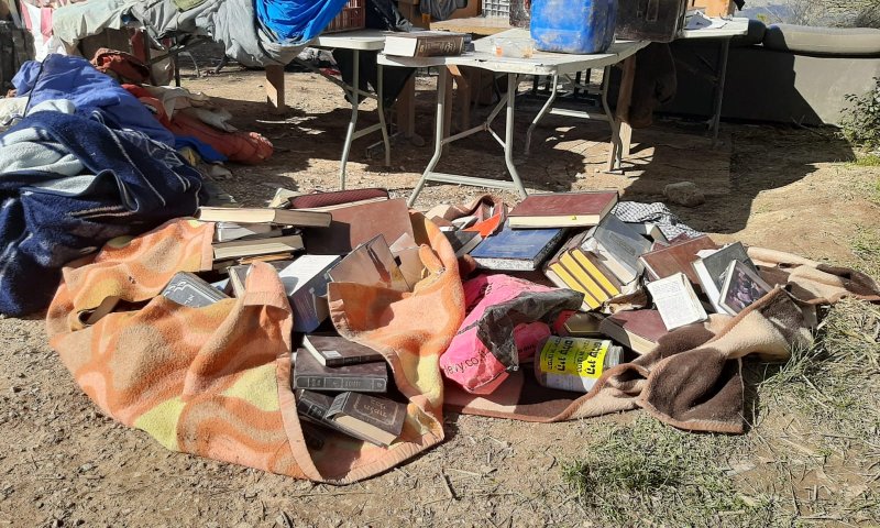 מזעזע: כוחות צבא הרסו את ארון הקודש בישיבת חומש