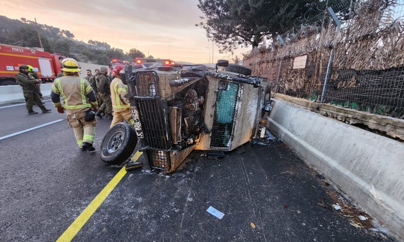 הקטל בכבישים: הרוג ו-4 פצועים בתאונה בגוש עציון