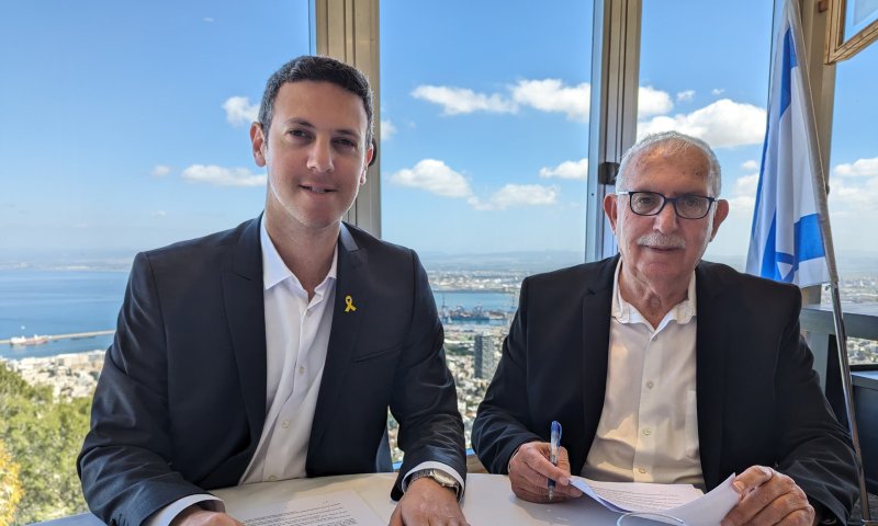 יכריע את המירוץ? החיבור המפתיע של המועמד בחיפה