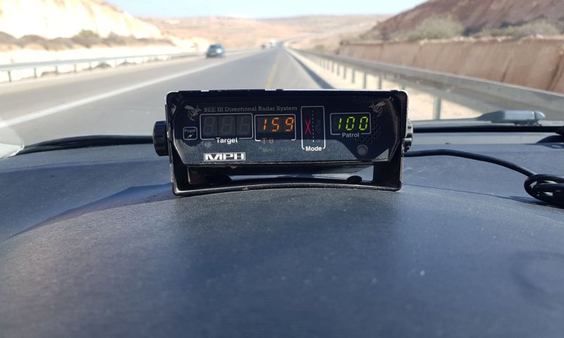 "טס" ב-159 קמ"ש וטען: "לא שמתי לב"