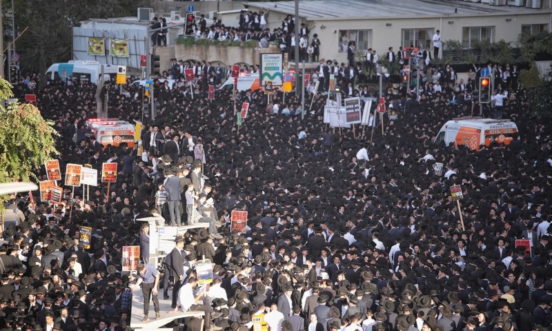 איחוד הצלה: זאת כמות האנשים שנזקקו לטיפול בהפגנת החרדים