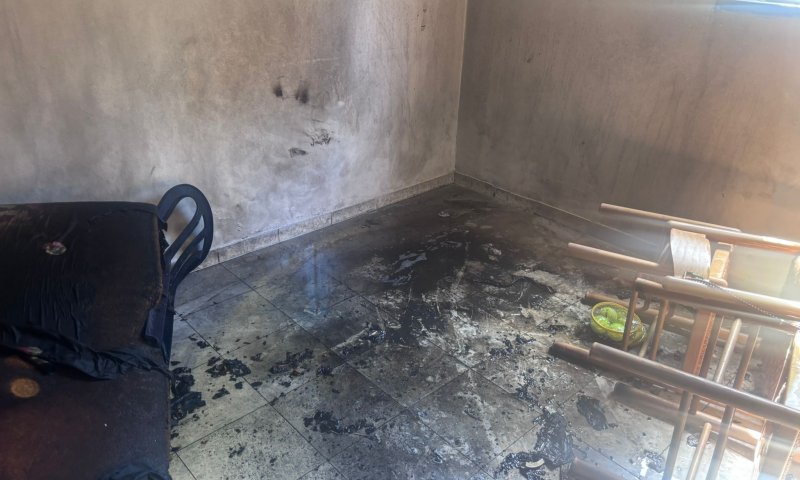 אסון בחדרה: הרוג בשריפה בבניין דירות. תיעוד פעולות הכיבוי