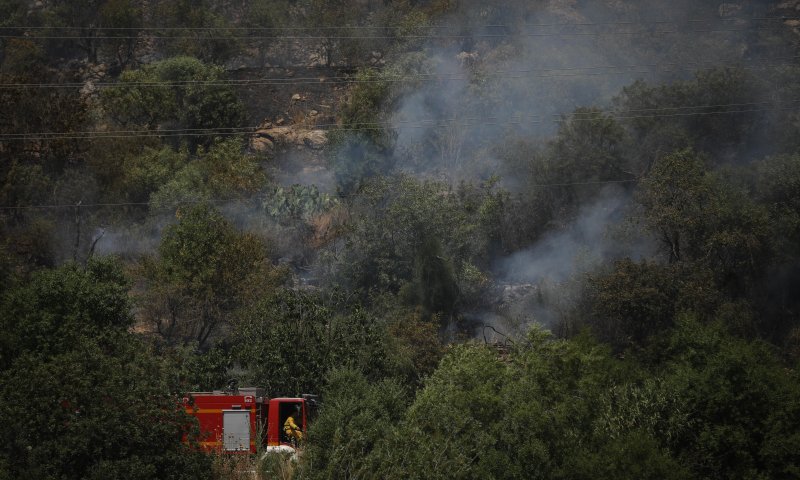 שריפה בכביש 1: מחלף מוצא למערב נפתח לתנועה