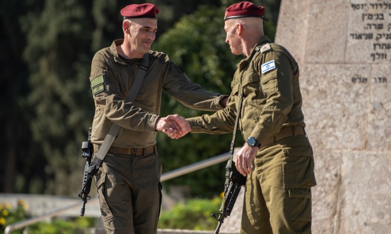 אחרי שלוש שנים: התא"ל הסרוג סיים את תפקידו