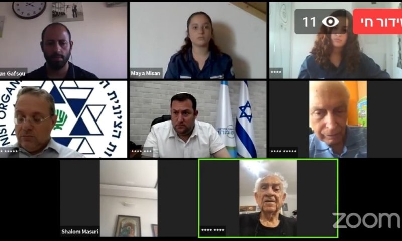 1500 בני אדם באזכרתו של לוחם האצ"ל ברוך מזרחי