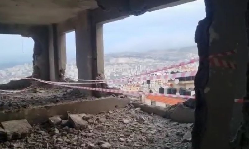 צפו: נהרס בית המחבל שרצח את בנות משפחת די