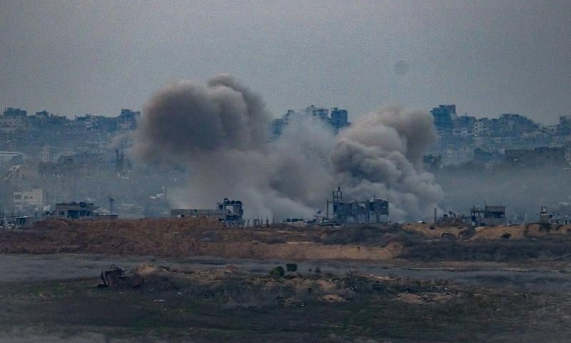 תחת אש: צה"ל תקף מתחם מחבלים בבית ספר בעזה