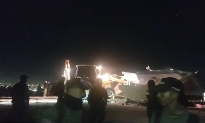 בפעם השלישית בתוך חודש: הרס בגבעת 'צור הראל'