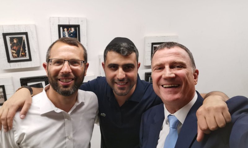 ישי ריבו ונתן גושן הגיעו לעשות כבוד למטה בנימין