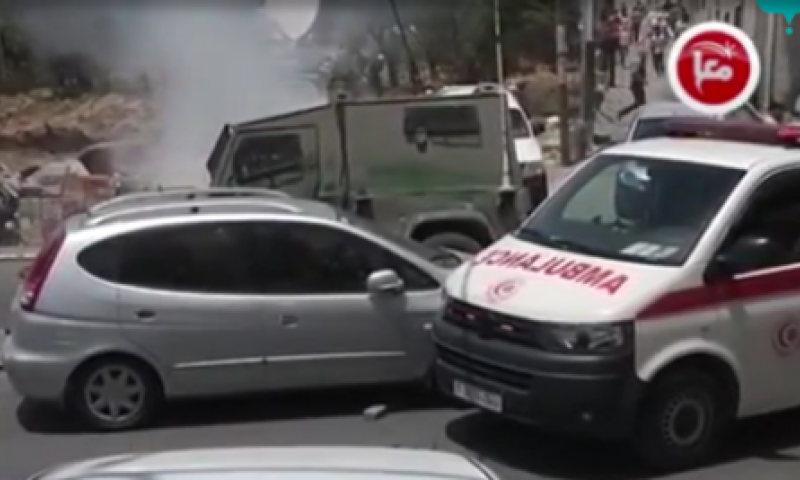 נהג האמבולנס שחסם את הדרך נעצר