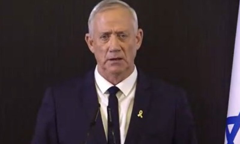 גנץ עונה לנתניהו: ציר פילדלפי הוא לא איום קיומי על ישראל