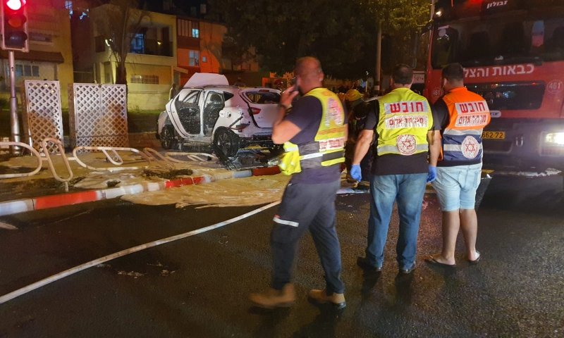 פצועים קשה מפיצוץ רכב בנהריה