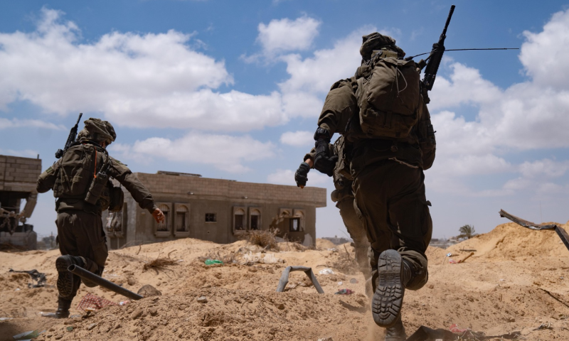 צפו: מחבלים שיגרו טילי RPG לעבר כוחות צה"ל &ndash; וחוסלו מהאוויר