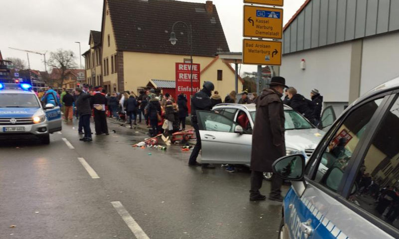 פיגוע דריסה בקרנבל בגרמניה: לפחות 15 פצועים
