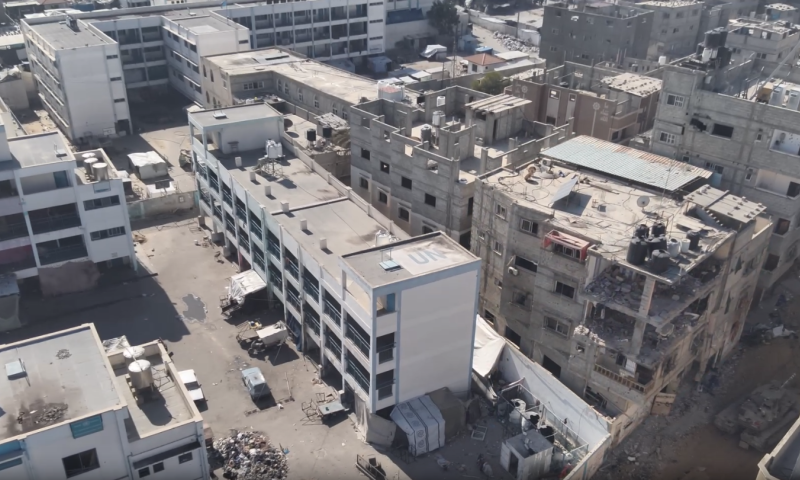 בתוך ביה"ס של האו"ם: המעבר הסודי ששימש את המחבלים