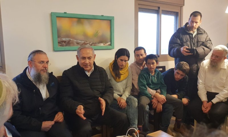 נתניהו בנתיב האבות: "לא תהיה עוד עקירת יישובים"