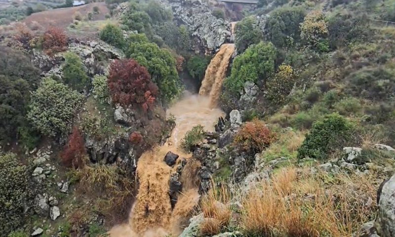 אחרי הגשם: זרימת מים אדירה בנחלי הצפון | צפו