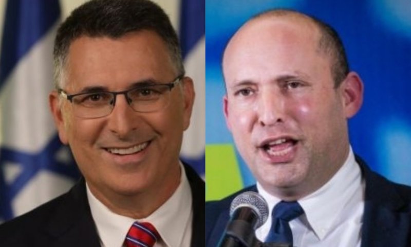 מכה לליכוד: ימינה וגדעון סער חתמו על הסכם עודפים