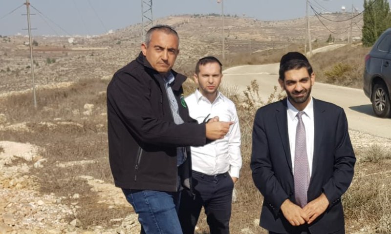 לקראת הסדרת עפרה: ח"כ מלכיאלי סייר ביישוב