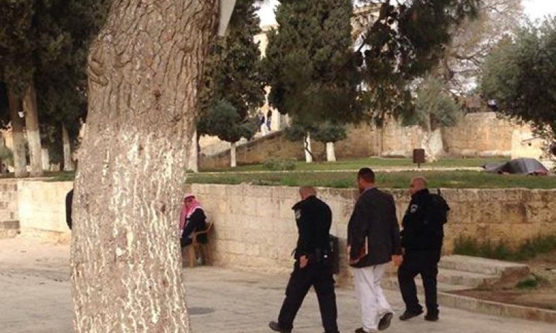 צפו: יהודה גליק נעצר בהר הבית לאחר שצילם מוסלמי מקלל אותו