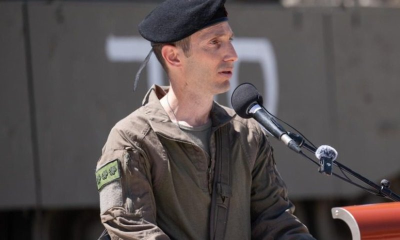 מפקד חטיבה 7 שאול ישראלי נכנס לתפקידו: "חרדת קודש"