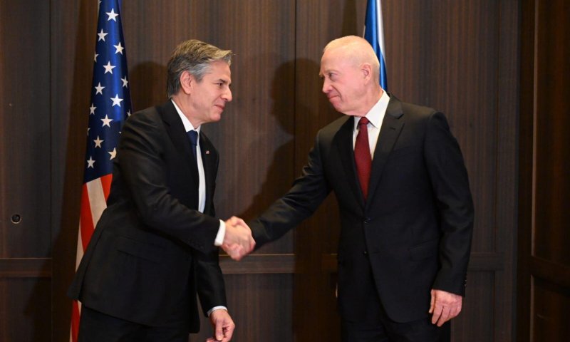 גלנט לבלינקן: "נמשיך להילחם עד הניצחון"