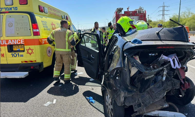 תוך שעה: 10 פצועים בתאונות ביהודה ושומרון