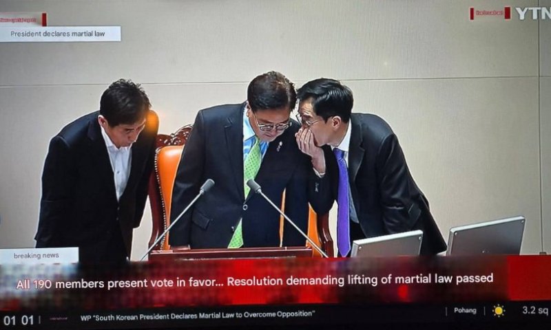 משבר חוקתי: הפרלמנט בדרום קוריאה הצביע נגד הנשיא