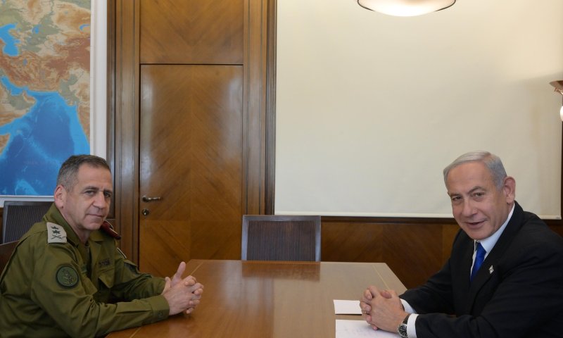 נתניהו נפרד מהרמטכ"ל: תודה על 40 שנות שירות