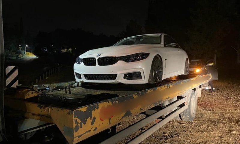 המשטרה עיקלה 10 רכבי יוקרה של עברייני מס