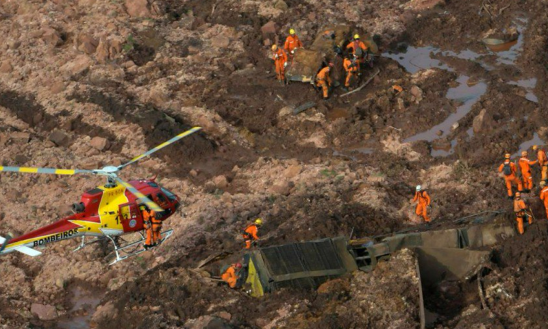 אסון בברזיל: חיפושים אחר 200 נעדרים בקריסת סכר