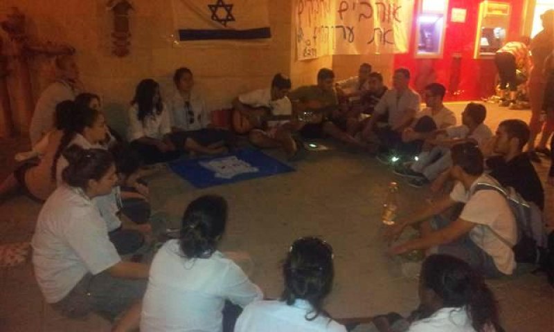 חניכי סניף באר שבע עלו לזירת הרצח לפעילות והתייחדות