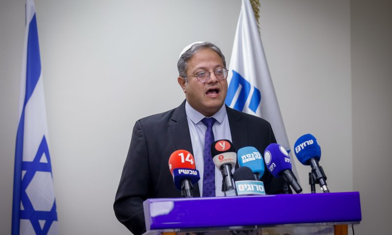 בן גביר תוקף: "לפיד וגנץ עלולים להביא לאינתיפאדה"