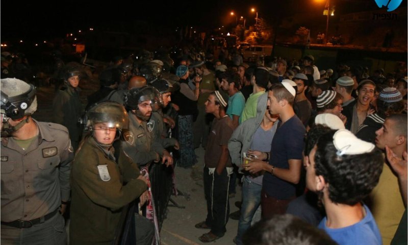 "שליחת נערים לעימות עם המשטרה &ndash; מעשה נבלה"