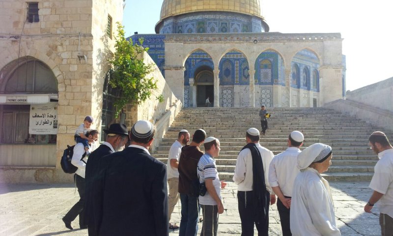 גלריה: הר הבית נפתח היום לכניסת יהודים