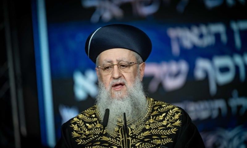 הרב הראשי לישראל: "הרבצ"ר צריך לקבל דרגת אלוף"