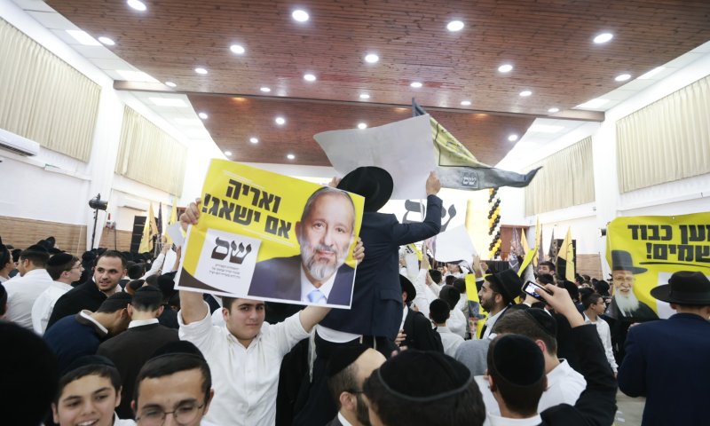 עדכון למדגם: ש"ס עולה במנדט על חשבון בן גביר