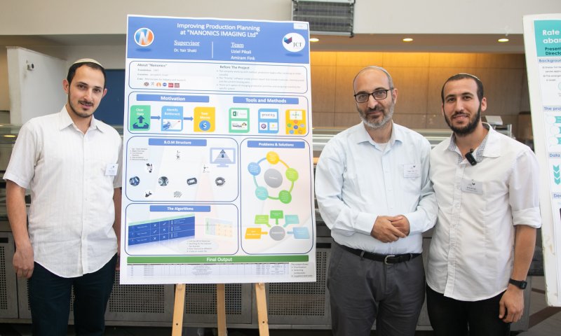 פרויקטי הגמר הוצגו במרכז האקדמי לב