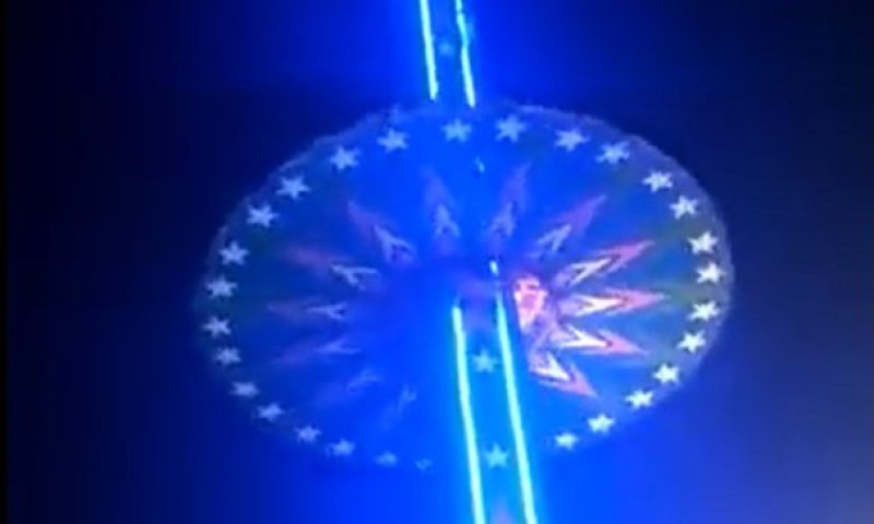 אימה בלונה פארק: המתקן התרסק, 16 נוסעים נפצעו