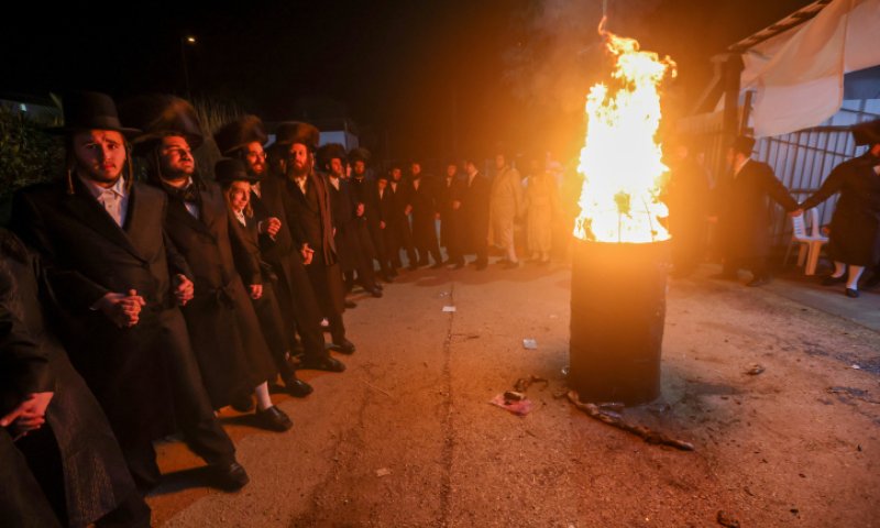 חרדים התפרעו במירון לקראת הילולת הרשב"י