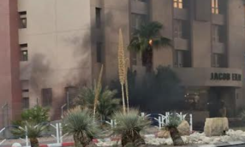 דיווח ראשוני: פגיעה ישירה של כטב"מ במלון באילת
