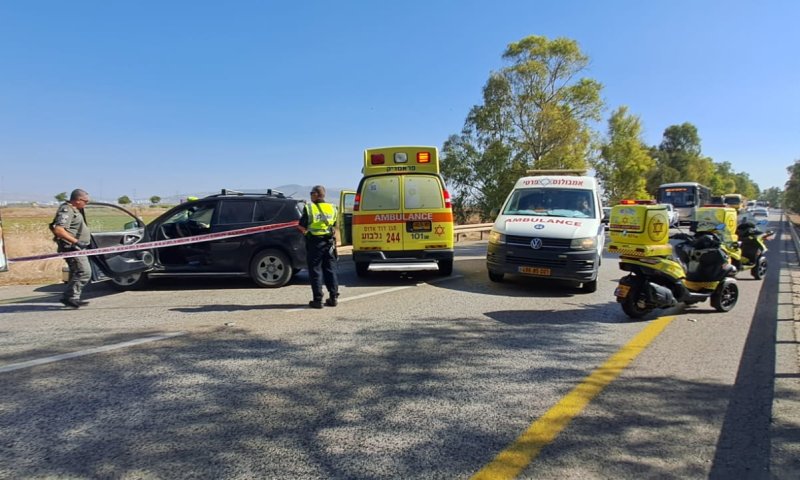 תאונה קשה בגלבוע: רוכב אופנוע נהרג מפגיעת רכב