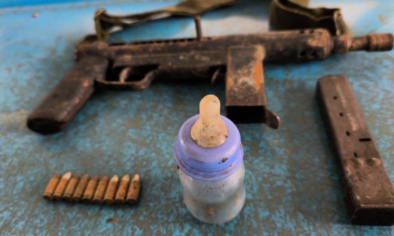 במהלך פעילות בשומרון: תחמושת אותרה בבקבוק של תינוק