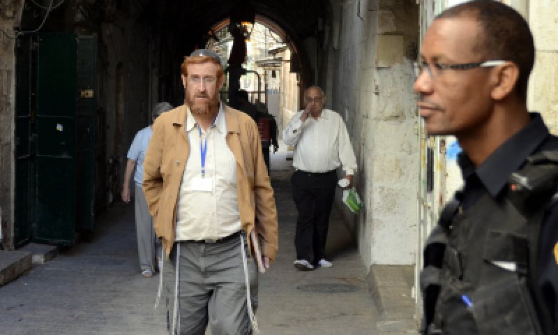 יהודה גליק שוב נעצר בהר הבית