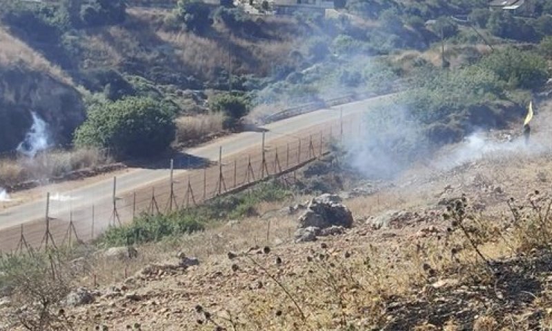 צה"ל תקף חוליית חיזבאללה שהתקרבה לגבול. צפו