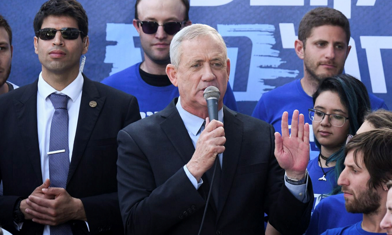 בני גנץ לאחר תוצאות המדגמים: "ניצחנו"